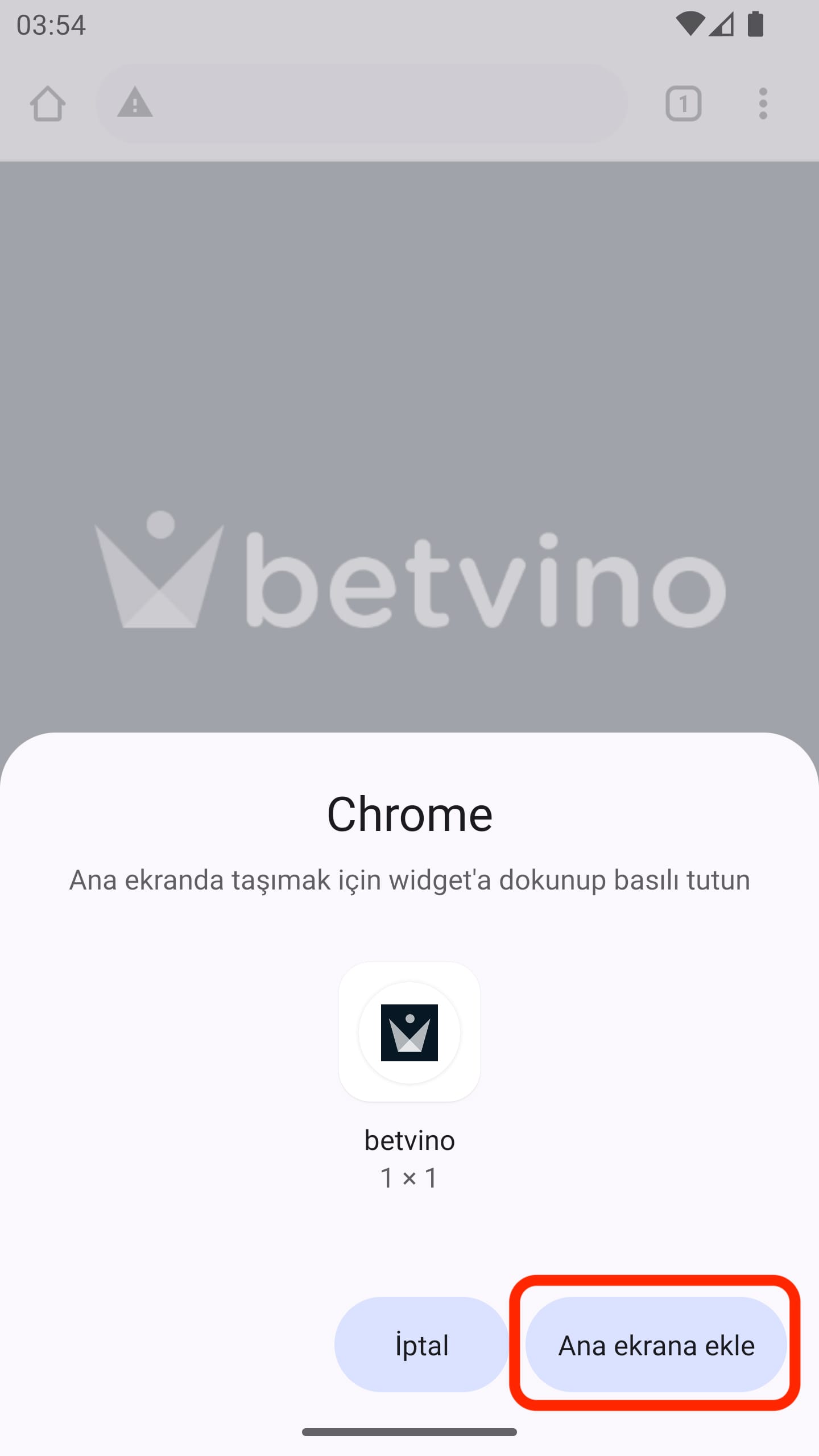 betvino Mobil Tanıtım - Adım 7